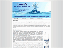 Tablet Screenshot of lowessoftwater.com